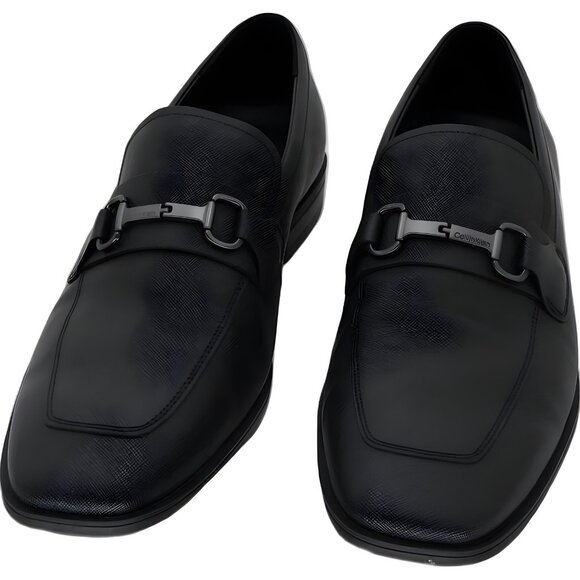 Calvin Klein Men's Malcome Loafer Slip-On Black Shoes Size 11.5M - Picture 5 of 6